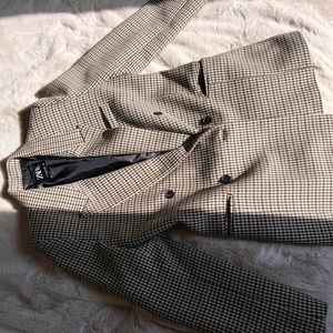 Zara plaid blazer